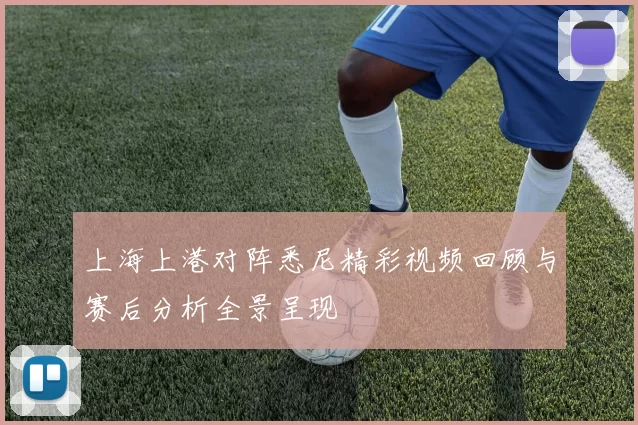 上海上港对阵悉尼精彩视频回顾与赛后分析全景呈现